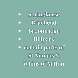 List of areas covered by the By-Election