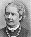 A black and white picture of Louisa Stevenson